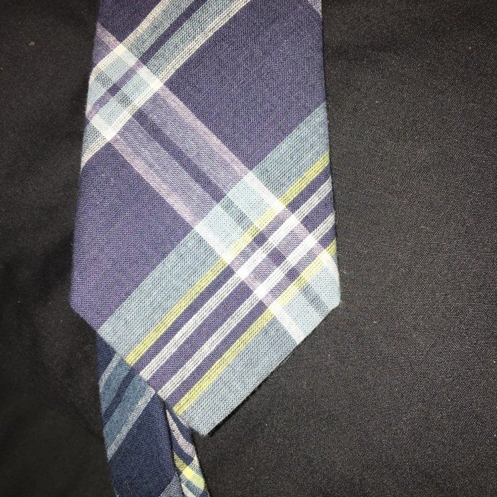 NEW Ralph Lauren Blue Wool Mens Tie